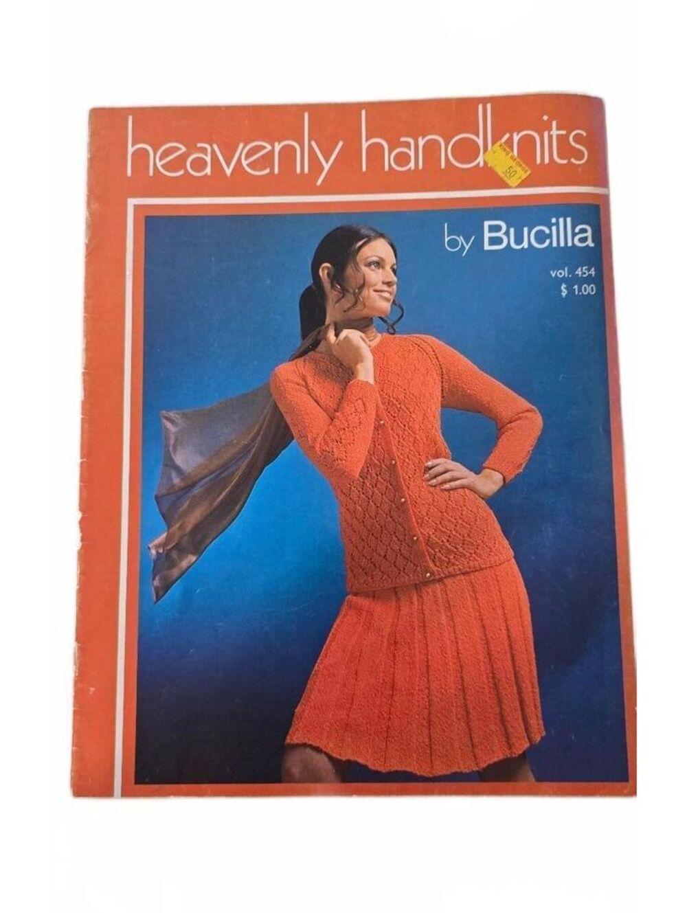 Vintage Heavenly Handknits by Bucilla Vol. 454 Knitting Pattern Book